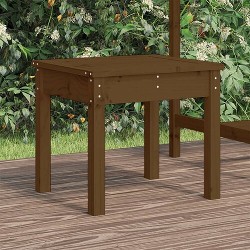 VidaXL Vrtna klop medeno rjava 50x44x45 cm trdna borovina Slike