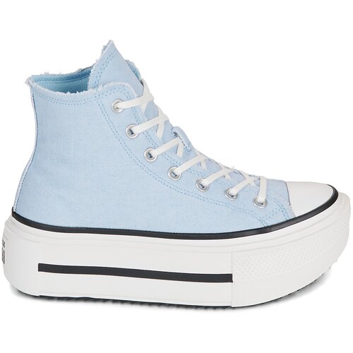Converse Visoke superge Chuck Taylor All Star Lift Double Stack Modra Slike