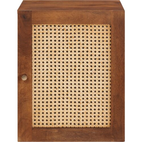 VidaXL Kupaonski ormar s policom s pohranom s vratima Smeđa 38 x 33.5 x 48 cm Slike