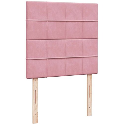 Box spring krevet s madracem ružičasti 90x190 cm bar&amp;scaron;unasti Slike