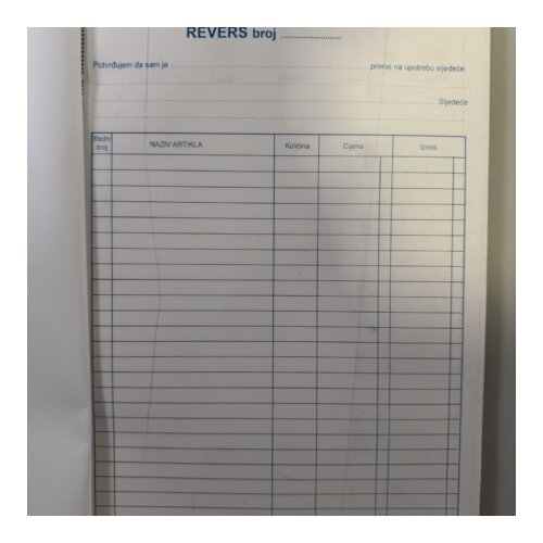  REVERS BLOK Cijene