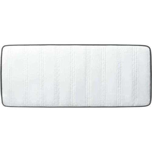 VidaXL Krevet od tkanine s oprugama tamnosivi 100 x 200 cm Slike