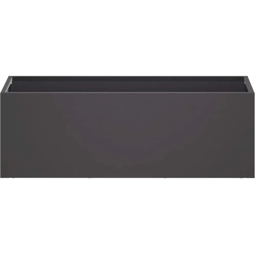  Vrtna saksija Crna 60 x 20 x 20 cm Čelična vrata - Crna 60 x 20 x 20 cm 1 Slike