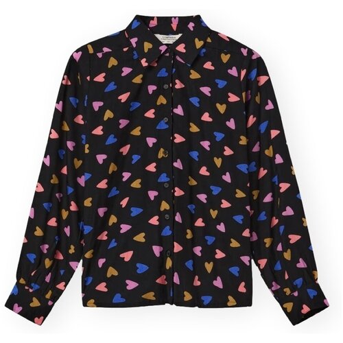 Compania Fantastica Topi &amp;amp; Bluze COMPA&amp;Ntilde;IA FANT&amp;Aacute;STICA Shirt 40103 - Conversational 14 Črna Slike