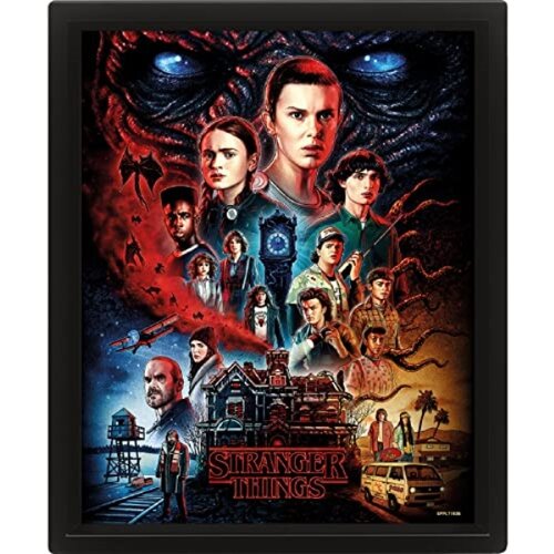 Pyramid International Stranger Things uokvirjena 3D plakat (vecna Design) 25cm x 20cm x 1,3cm uokvirjena stenska umetnost in 3D stenske umetnosti v ok, (20837744) Cene