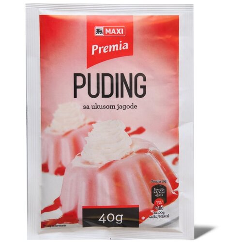 Maxi Puding jagoda Premia 40g Cene