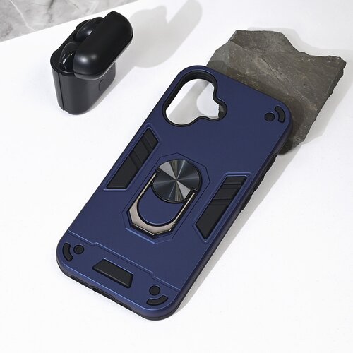  Torbica Hard Ring za iPhone 16 6.1 tamno plava Cene