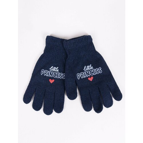 Yoclub Kids's Gloves RED-0119G-AA5A-001 Navy Blue Slike