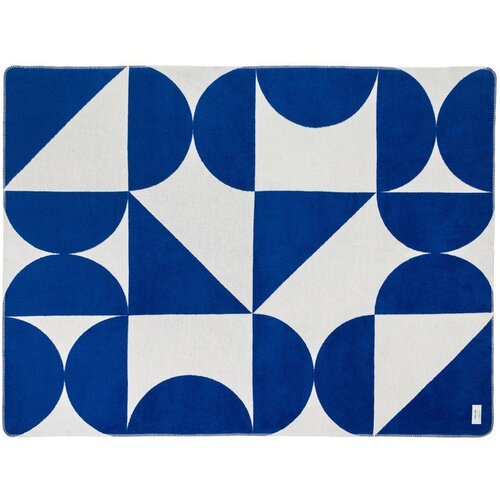 Noo.ma Modro-kremno bela odeja 150x200 cm Tul &amp;ndash; Slike