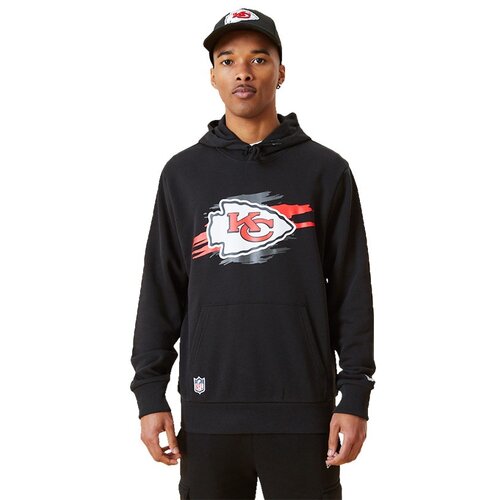 New Era mu&amp;scaron;ki Kansas City Chiefs Tear Logo pulover sa kapuljačom Slike