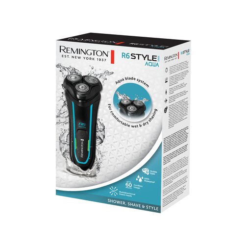 Remington R6 Style Series Aqua Rotary Shaver električni brivnik potovalna za mo&amp;scaron;ke Slike