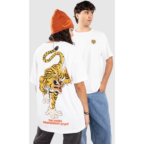 The Dudes Tiger Bear T-shirt white Cene