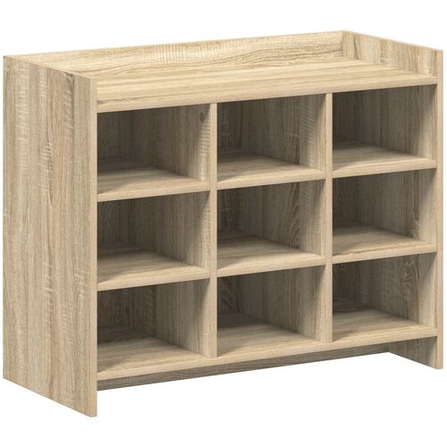 VidaXL Ormar za cipele s pohranom Hrast sonoma 85 x 39,5 x 70 cm Slike