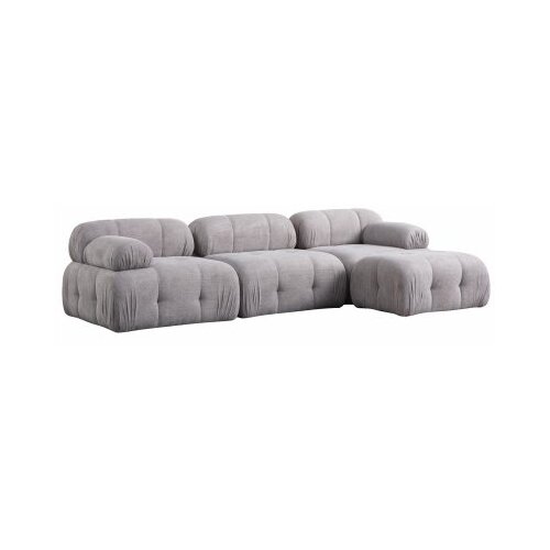 Atelier Del Sofa ugaona garnitura petite 3 light grey Slike