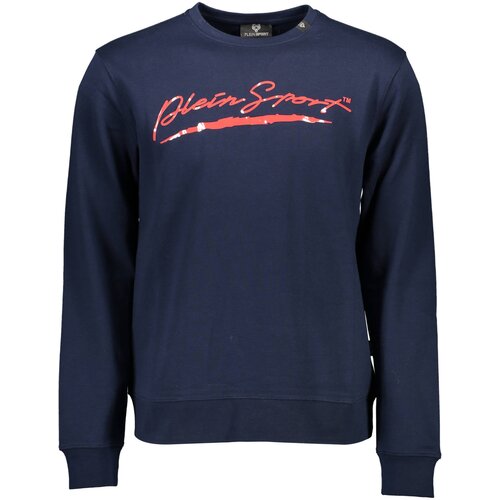 Plein Sport SWEATSHIRT WITHOUT ZIP MEN BLUE Cene