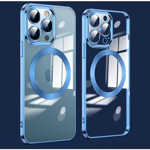 INORCO Za iPhone 12 Pro Max Funda magnetica za telefon, združljiv s prosojnostjo za telefon MagSafe Acrylic + TPU z za&amp;scaron;čito za lente de vidrio, (22035880) Slike