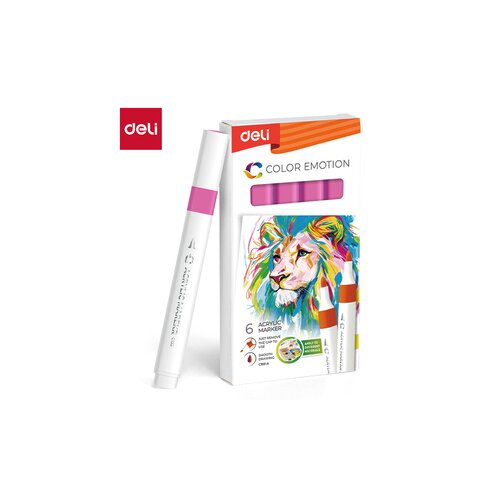 Deli MARKER AKRILNI INTENZIVNO ROZE 46 COLOR EMOTION EC193A-Deep Pink Cene
