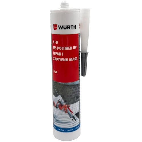 W&amp;uuml;rth k+d uv lepak ms polimer sivi 290ml Slike