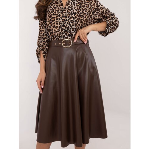 Italy Moda Skirt-DHJ-SD-A1997.76-dark brown Cene