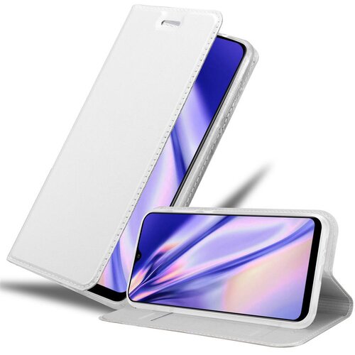 Cadorabo Samsung Galaxy A50 4G/A50s/A30s v klasično srebrno - Zaščitni ovitek z magnetnim zapiranjem, stoječo funkcijo in režo za kartice, (20558475) Cene