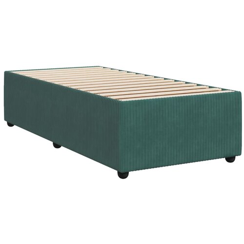 VidaXL Okvir za krevet tamnozeleni 90x200 cm bar&amp;scaron;unasti Slike