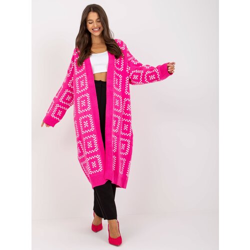 RUE PARIS Sweater-LC-SW-0296.08P-fluo pink Cene