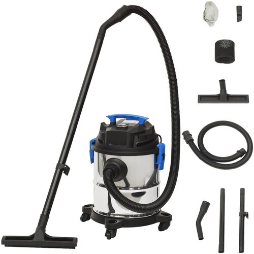vidaXL Mokro suhi sesalnik 1200 W 20 L srebrn Cene