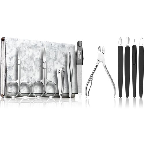 DuKaS Premium Line Solingen 252 set za manikuru Silver-Beige (+ kožna futrola) Slike