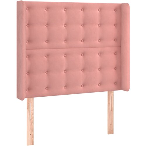  LED uzglavlje ružičasto 103x16x118/128 cm bar&amp;scaron;unasto Slike