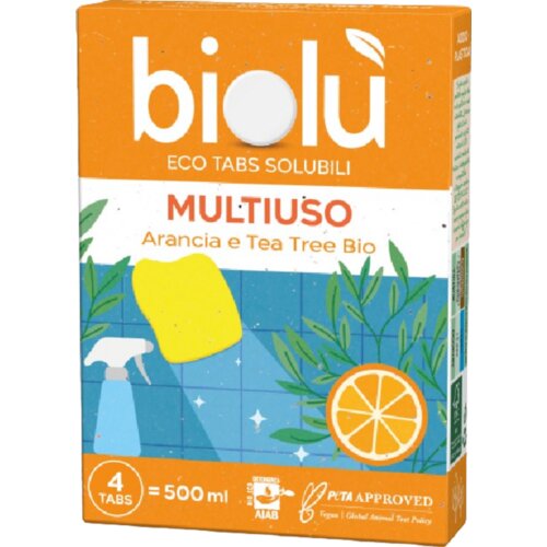 Biol&amp;ugrave; Univerzalne eko tablete za či&amp;scaron;ćenje - 4 komada Slike