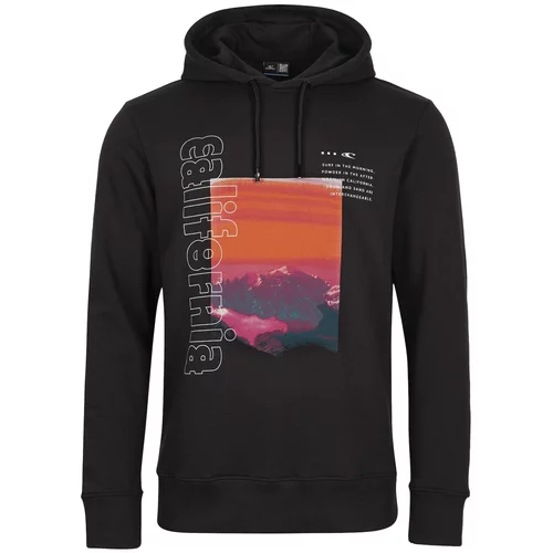 O'neill Sweater majica 'Cali Mountains' narančasta / roza / crna / bijela