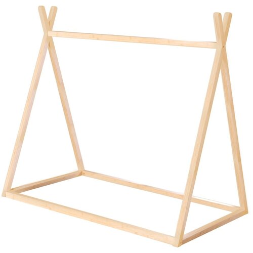 Roba Dječji krevet u obliku kućice 70x140 cm u prirodnoj boji Montessori – Cijene
