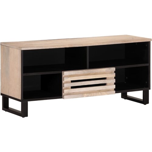 vidaXL TV omarica 100x34x46 cm trden mangov les Cene