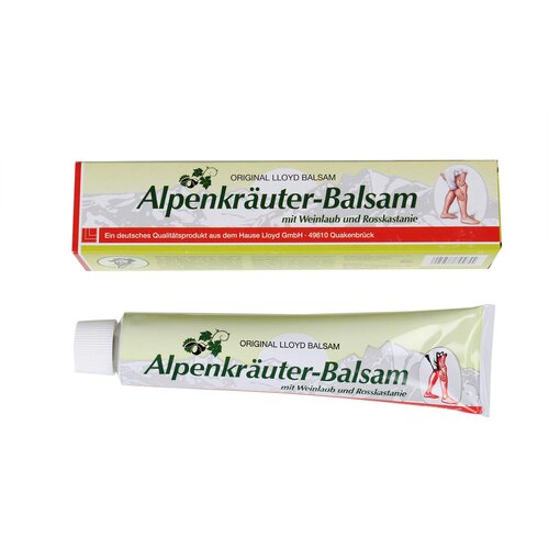 Pullach Hof Balzam z alpskimi zeli&amp;scaron;či z izvlečkom listov rdeče vinske trte in divjega kostanja Lloyd Alpenkr&amp;auml;uter 250 ml Slike