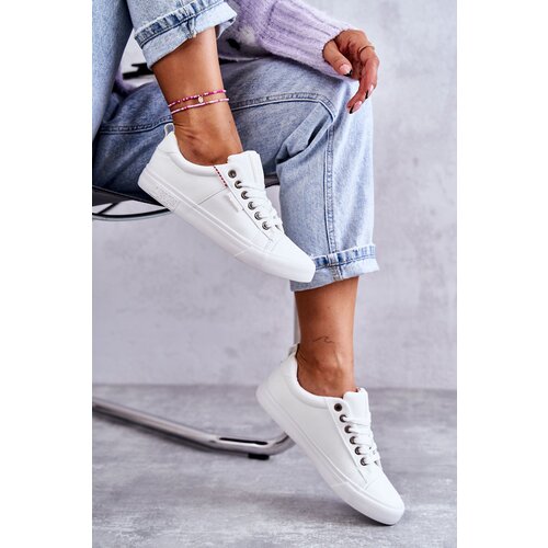 Big Star Women's Low Leather Sneakers Cene