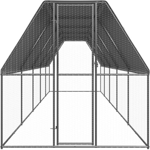  kavez za koko&amp;scaron;i 2 x 10 x 2 m od pocinčanog čelika Slike