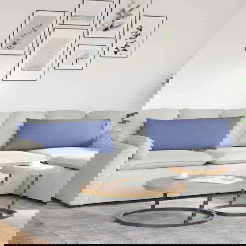 vidaXL jastučići za sofu 2 pcs plava 120 x 40 cm tkanina Cene