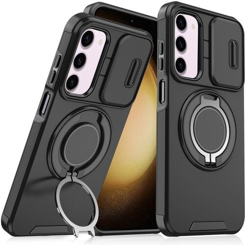 Torbica camshield ring stand za samsung S911B galaxy S23 crna Slike