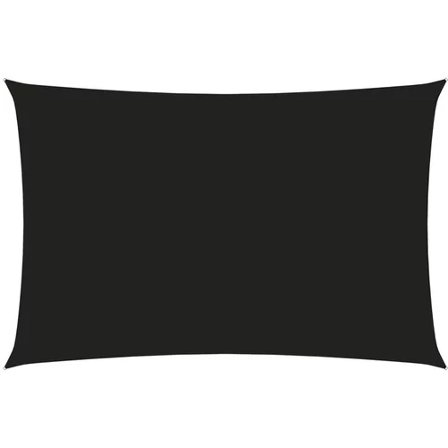  Senčno jadro oksford blago pravokotno 2,5x5 m črno