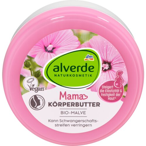 Alverde Naturkosmetik Mama puter za telo+ organski slez 200 ml Cene
