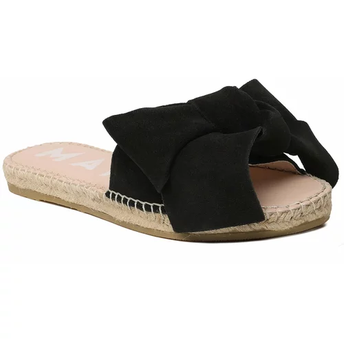 Manebi Espadrile Sandals With Bow K 1.0 J0 Black