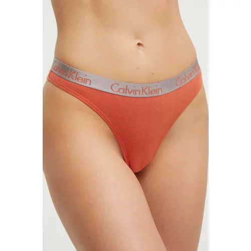 Calvin Klein Underwear Tangice oranžna barva