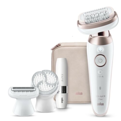 Braun Silk-&eacute;pil 9 Flex 9-360 3D 40 pincete Ruža, Bijelo Cijene