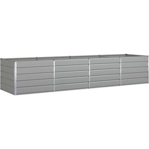  Sadilica Svijetlo siva 195 x 100 x 45 cm Cinkani čelik Slike
