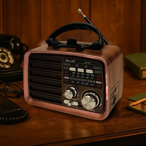  Prenosni retro radio prijemnik Slike