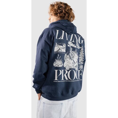 Dravus Living Proof Pulover s kapuco vintage blue dusk Slike