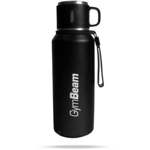 GymBeam termos fla&scaron;a steel vacuum black 1000 ml Cene