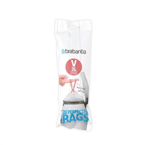 Brabantia Plastične vreče za smeti, PerfectFit V, 3 L, 20 kosov Cene
