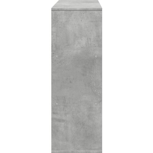  za knjige / sobna pregrada boja betona 100x33x94,5 cm Slike