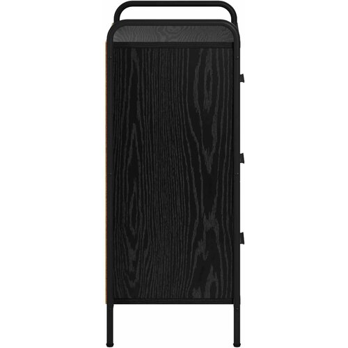  Kreveta Crni hrast 97 x 33 x 81 cm Konstruirano drvo Slike